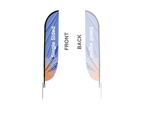 single-sided convex flag