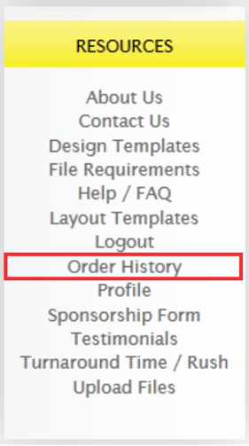 review order history before checkout